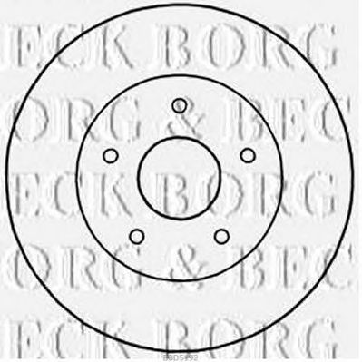 BORG & BECK bbd5192 -  Тормозной диск